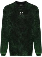 44 LABEL GROUP sweat à imprimé peinture - Noir