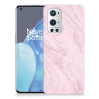 OnePlus 9 Pro | TPU | Siliconen hoesje | Marble Pink - Origineel Cadeau Vriendin