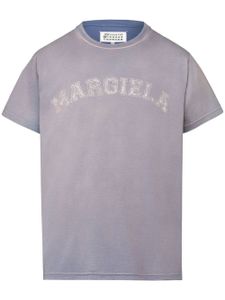 Maison Margiela t-shirt en jersey à logo imprimé - Violet