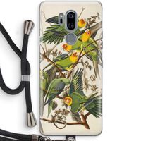 Carolinaparkiet: LG G7 Thinq Transparant Hoesje met koord