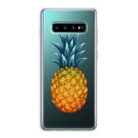 Grote ananas: Samsung Galaxy S10 Plus Transparant Hoesje