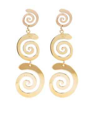 ALBERT COLL boucles d'oreille Victoria pendantes