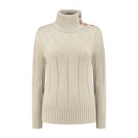 Travelin&apos; Women - mock neck - Ecru - Maat XXL