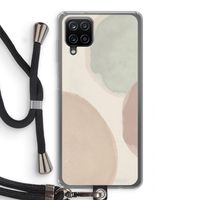 Geo #8: Samsung Galaxy A12 Transparant Hoesje met koord
