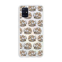 Slapende poes: Galaxy A51 4G Transparant Hoesje