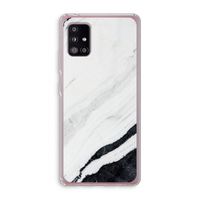 Elegante marmer: Samsung Galaxy A51 5G Transparant Hoesje