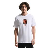 Nike Nederland Crest T-Shirt 2026-2028 Wit Oranje Zwart