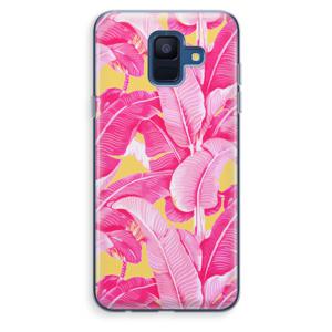 Pink Banana: Samsung Galaxy A6 (2018) Transparant Hoesje