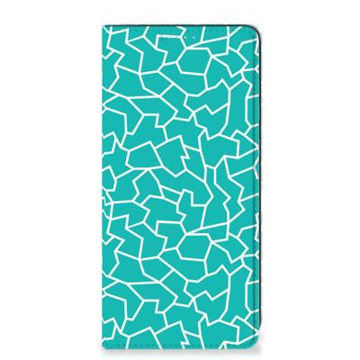 Samsung Galaxy A21s | Bookcase | Cracks Blue Samsung Galaxy A21s | Bookcase | Cracks Blue