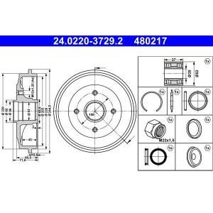 Ate Remtrommel 24.0220-3729.2