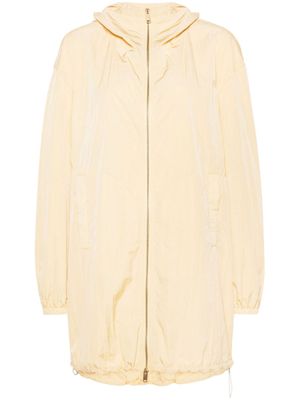 Fabiana Filippi parka à capuche - Jaune