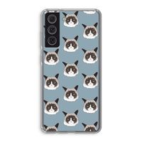 It's a Purrr Case: Samsung Galaxy S21 FE Transparant Hoesje