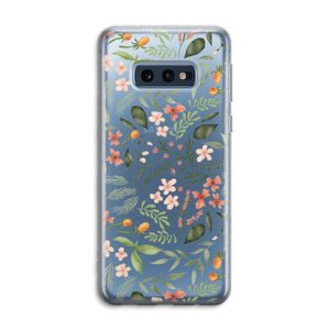 Sweet little flowers: Samsung Galaxy S10e Transparant Hoesje