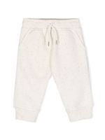 Kenzo Kids pantalon de jogging en coton à logo imprimé - Tons neutres