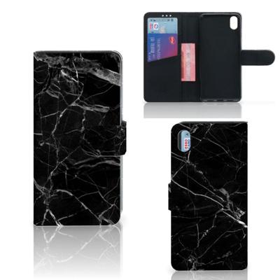 Xiaomi Redmi 7A | Bookcase | Marmer Zwart - Origineel Cadeau Vader