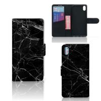 Xiaomi Redmi 7A | Bookcase | Marmer Zwart - Origineel Cadeau Vader