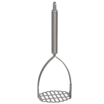 Aardappelstamper/pureestamper - rvs metaal - keuken gerei - 26 cm