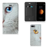 Apple iPhone 7 Plus | 8 Plus | Hoesje maken | Witte Kat