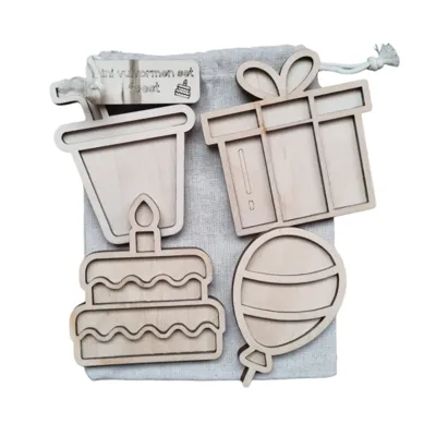 Kiddi Mini Vulvormen Set Feest