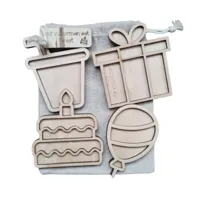 Kiddi Mini Vulvormen Set Feest - thumbnail