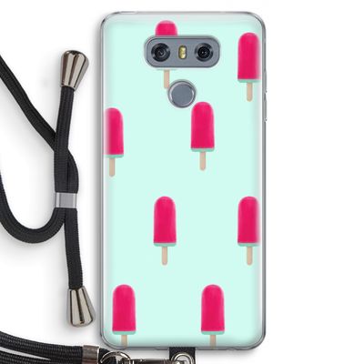 Waterijsje: LG G6 Transparant Hoesje met koord