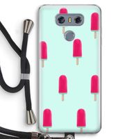 Waterijsje: LG G6 Transparant Hoesje met koord
