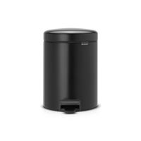 Brabantia newIcon pedaalemmer 2 x 2 liter met 2 kunststof binnenemmers - Matt Black