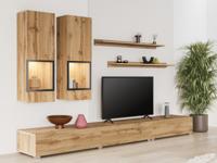 Tv-meubel set BABEL 5 deuren wotan eik Tv-meubel set BABEL 5 deuren wotan eik