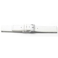 Horlogeband Universeel I500 Leder Wit 24mm Horlogeband Universeel I500 Leder Wit 24mm
