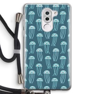 Kwallie: Honor 6X Transparant Hoesje met koord