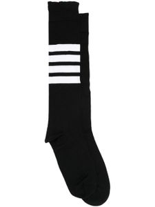 Thom Browne chaussettes à détails 4 bandes signature - Noir