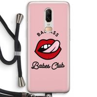 Badass Babes Club: OnePlus 6 Transparant Hoesje met koord Badass Babes Club: OnePlus 6 Transparant Hoesje met koord