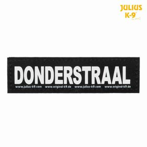 Julius k9 labels voor power-harnas / tuig donderstraal (SMALL)