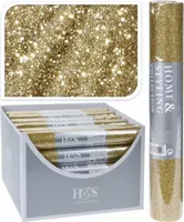 DECOSTOF ORGANZA GLITTER GOUD