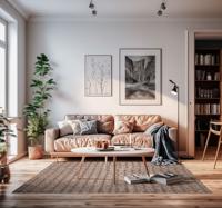 Vinyl vloertapijt rieten textuur