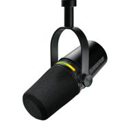 Shure MV7+-K-BNDL - lessenaar/zangmicrofoon met XLR/USB-C aansluiting, zwart + bureaustatief GATOR
