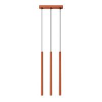 Hanglamp PASTELO 3 rood oker
