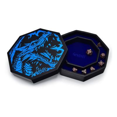 CritStones Arena Dice Tray Blue Dragon - Damaged packaging