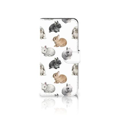 Telefoonhoesje | Met pasjeshouder | voor Motorola Moto G13 | G23 Konijntjes