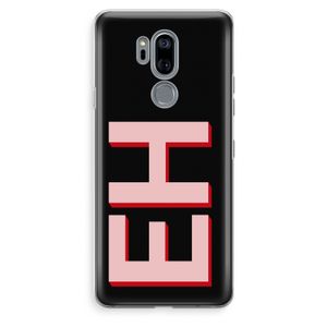 Monogram: LG G7 Thinq Transparant Hoesje