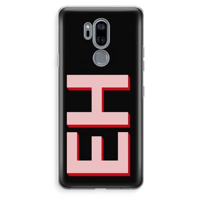 Monogram: LG G7 Thinq Transparant Hoesje