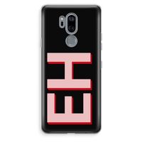 Monogram: LG G7 Thinq Transparant Hoesje Monogram: LG G7 Thinq Transparant Hoesje