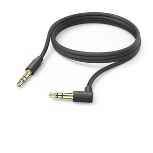 Hama Aux-kabel 3,5-mm Jack – 3,5-mm Jack 90° Haakse Stekker 2,0 M Zwart