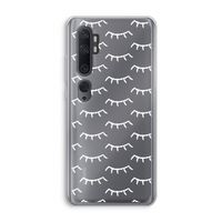Wimpers: Xiaomi Mi Note 10 Pro Transparant Hoesje Wimpers: Xiaomi Mi Note 10 Pro Transparant Hoesje