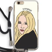 Mary Kate: iPhone 6 / 6S Transparant Hoesje met koord
