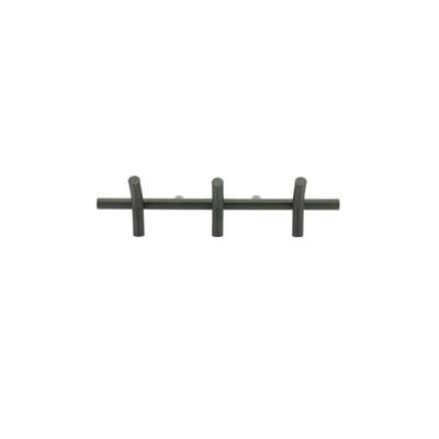 By-Boo Kapstok 'Matto' Met 3 haken, kleur Zwart