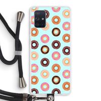 Donuts: Samsung Galaxy A71 Transparant Hoesje met koord