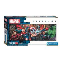 Clementoni Legpuzzel Panorama Marvel, 1000st. - thumbnail