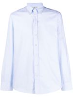 ETRO chemise en coton à boutonnière - Bleu