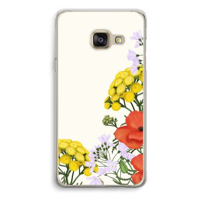 Wilde bloemen: Samsung A3 (2017) Transparant Hoesje
